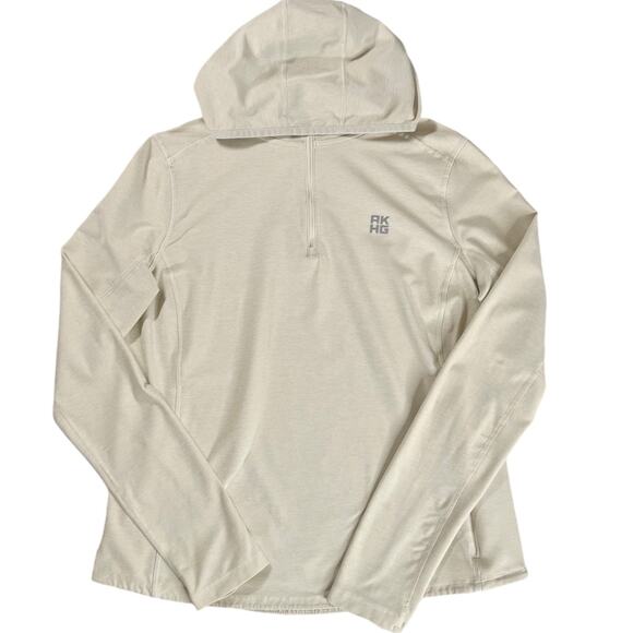 Duluth Trading Alaskan Hardgear Meltwater Pullover Hoodie Layer Neutral Large - Picture 4 of 12